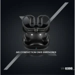VolkanoX O300 Air Conduction OWS Earphones - Black - Image 6