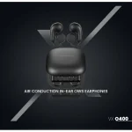 VolkanoX O400 Air Conduction In-Ear OWS Earphones - Black - Image 4