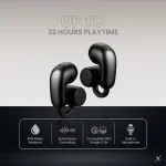 VolkanoX O400 Air Conduction In-Ear OWS Earphones - Black - Image 5