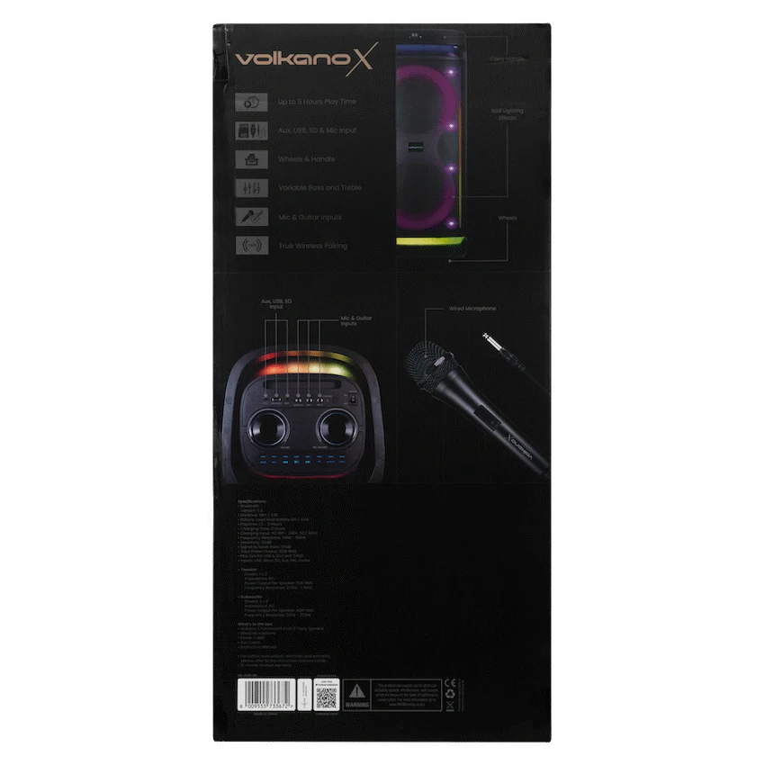 volkanox-paramount-series-8-bluetooth-party-speaker-80w-16 VolkanoX Paramount Series 8" Bluetooth Party Speaker - 80w - Image 16