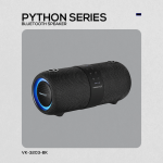 VolkanoX Python Series Bluetooth Speaker - Black - Image 10