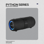 VolkanoX Python Series Bluetooth Speaker - Black - Image 6