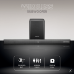 VolkanoX Supersonic 2 Series 2.1 200w Soundbar System with Wireless Subwoofer - Black - Image 3