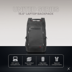 VolkanoX United 15.6" Laptop Backpack - Black - Image 8