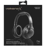 VolkanoX VXH200 Bluetooth Headphones with ANC - Black - Image 4
