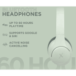 VolkanoX VXH200 Bluetooth Headphones with ANC - Green - Image 4