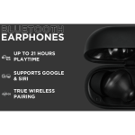 VolkanoX VXT100S TWS Earphones - Black - Image 5