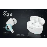 VolkanoX VXT200S Hybrid ANC TWS Earphones - White - Image 13