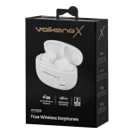 VolkanoX VXT200S Hybrid ANC TWS Earphones - White - Image 18