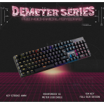 VX Demeter Series Mechanical Keyboard with Full RGB Lighting - Image 3
