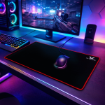 VX Gaming Battlefield series gaming mousepad - Extra large black/red - 550mm - Image 5