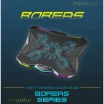VX Gaming Boreas Series 5-Fan 17" Notebook Cooling Stand - Image 5