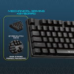 VX Gaming Hermes Series Mechanical Gaming Keyboard - Image 6