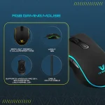 VX Gaming Hypnos Series Gaming Mouse with Rainbow Lighting - Image 4