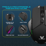 VX Gaming Kratos Series Wireless Rechargeable RGB Gaming Mouse - Image 4