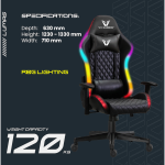 VX Gaming Lumas High-Back Gaming Chair with RGB Lights - Image 10