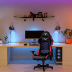 VX Gaming Lumas High-Back Gaming Chair with RGB Lights - Image 3
