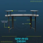 VX Gaming Saturn Gaming desk - with Desk Mat - Image 14