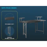 VX Gaming Saturn Gaming desk - with Desk Mat - Image 17