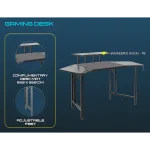 VX Gaming Saturn Gaming desk - with Desk Mat - Image 19