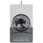 ZEN Cool Series 4" Mini Desk Fan - Black - Image 5