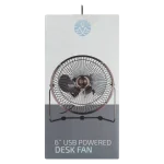 Zen Cool Series 6in Desk Fan - Copper - Image 6
