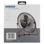 Zen Cool Series 6in Desk Fan - Copper - Image 7