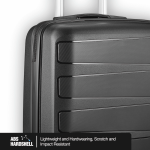 Travelwize Tourer PP 3Pc 4-wheel Spinner Luggage Set Black - Image 7