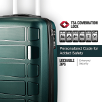 Travelwize Tourer PP 3Pc 4-wheel Spinner Luggage Set Petrol - Image 3