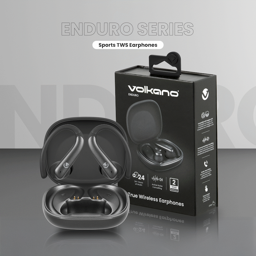volkano-enduro-series-anc-sports-tws-earphones-black-6 Volkano Enduro Series ANC Sports TWS Earphones - Black - Image 6