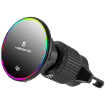 Volkano Volt Series Qi2.2 Magnetic Car Vent Phone Holder - Black - Image 2